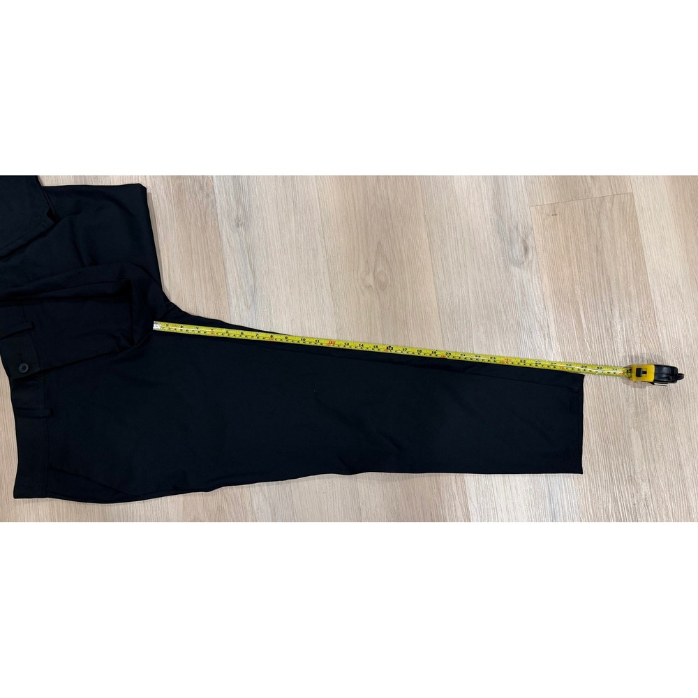 Men's Haggar Flex Series Black Dress Pants Slim Fit size 34x30 - Picture 6 of 8